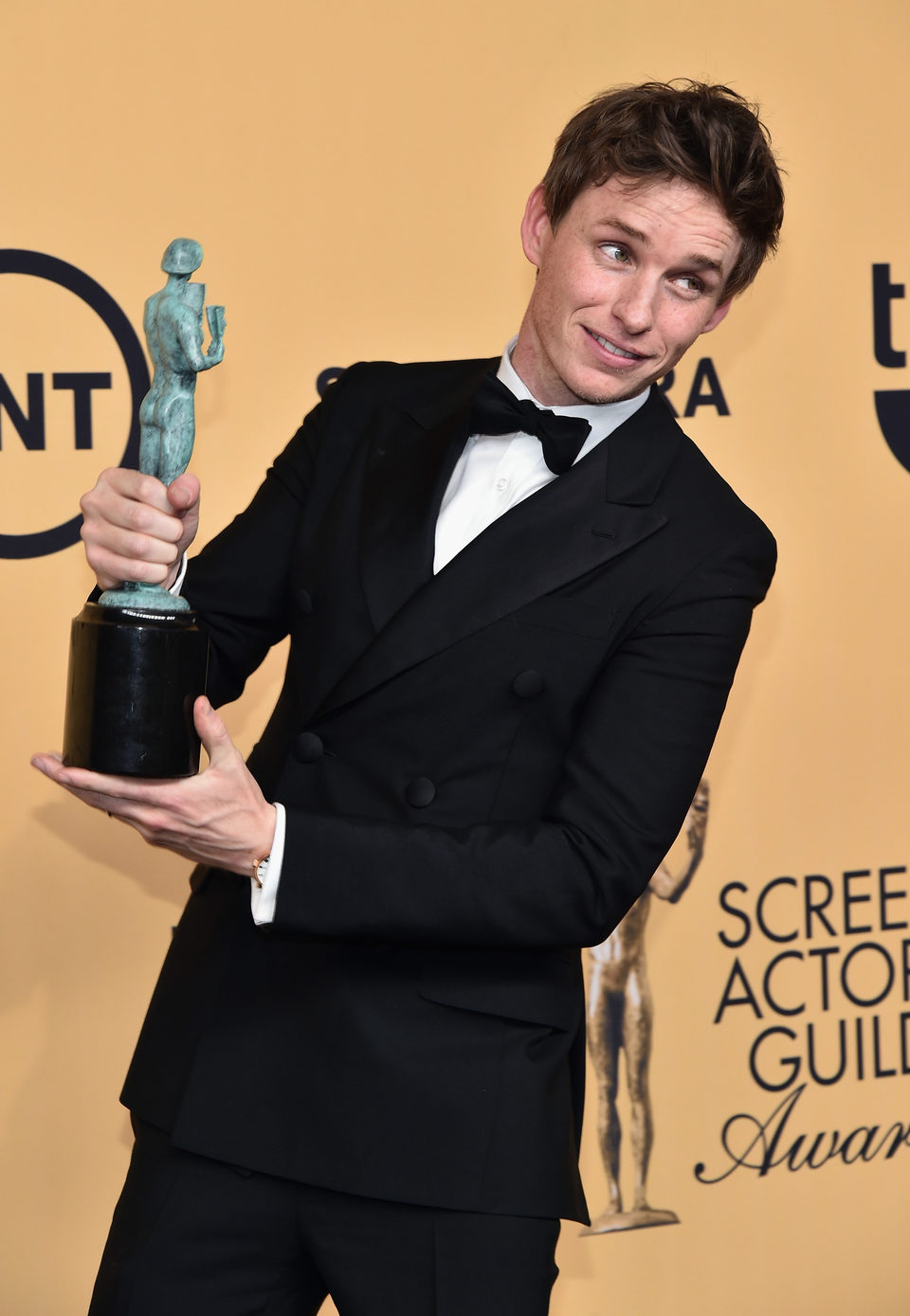 Eddie Redmayne, winner of the SAG 2015 for the Best Actor