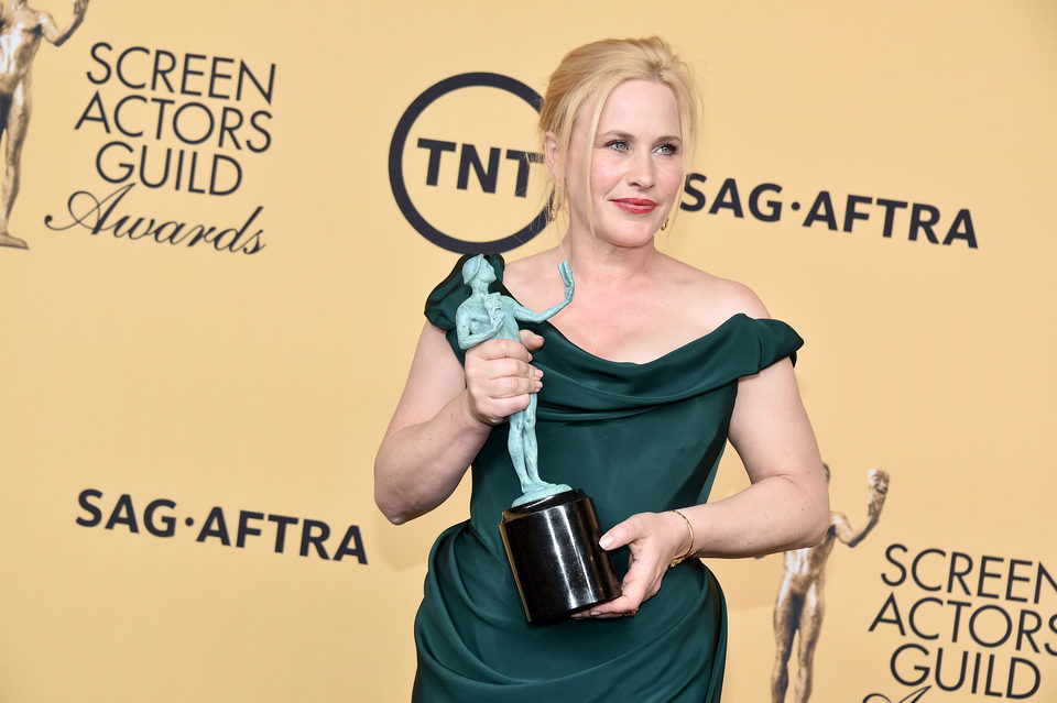 Patricia Arquette, winner of the SAG 2015, for Best Supporting Actress