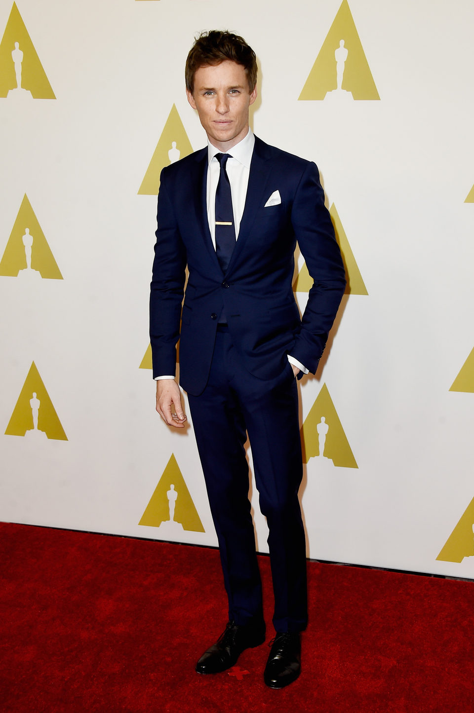 Eddie Redmayne at the Oscars' Nominees Luncheon 2015