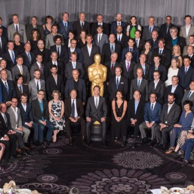 Family photograph at the Oscars' Nominees Luncheon 2015