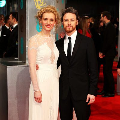 James McAvoy and Anne-Marie Duff at the BAFTA 2015