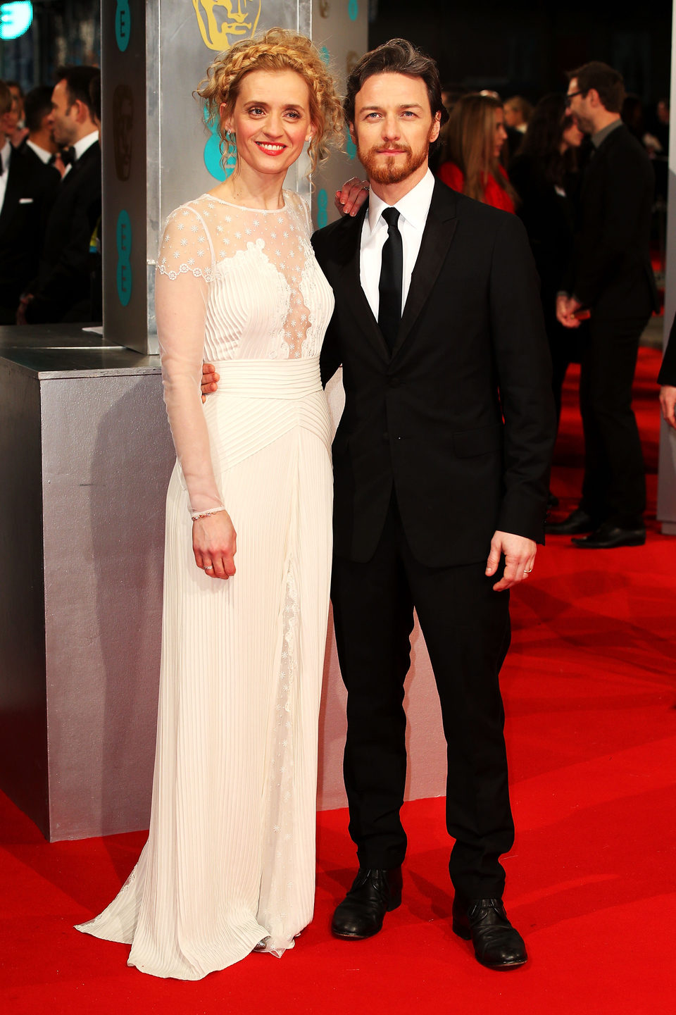 James McAvoy and Anne-Marie Duff at the BAFTA 2015