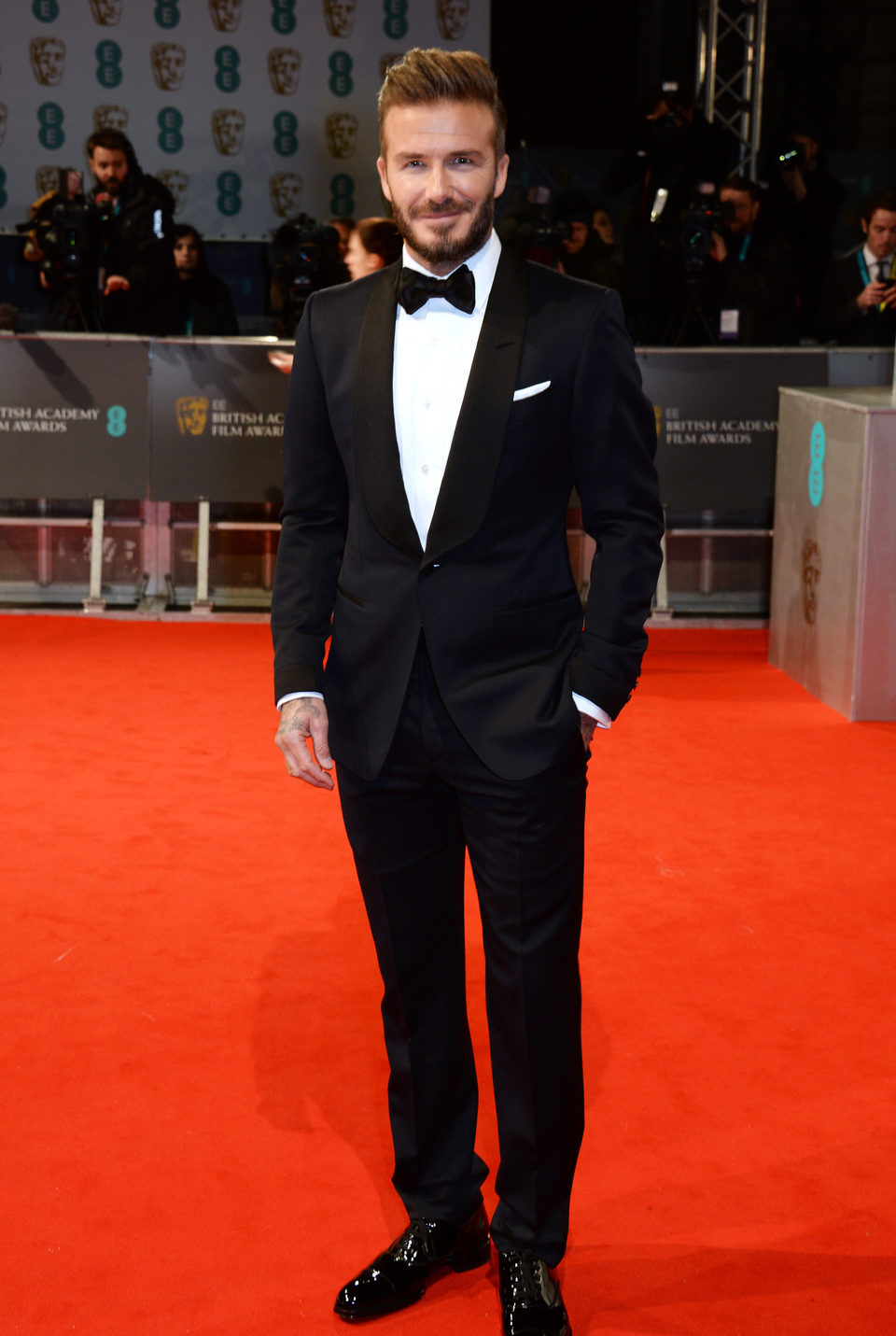 David Beckham at the BAFTA 2015