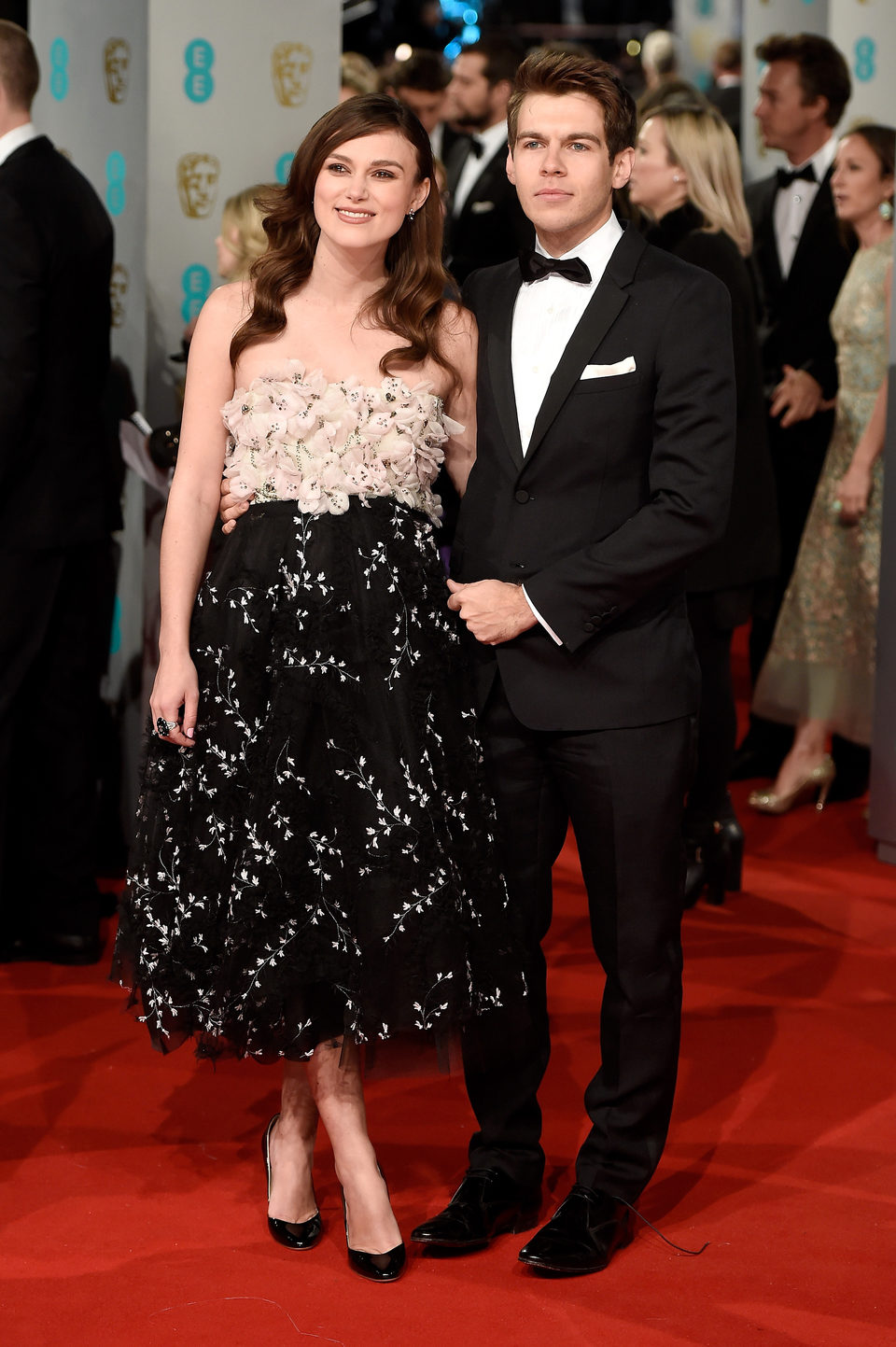 Keira Knightley and James Righton at the BAFTA Awards 2015