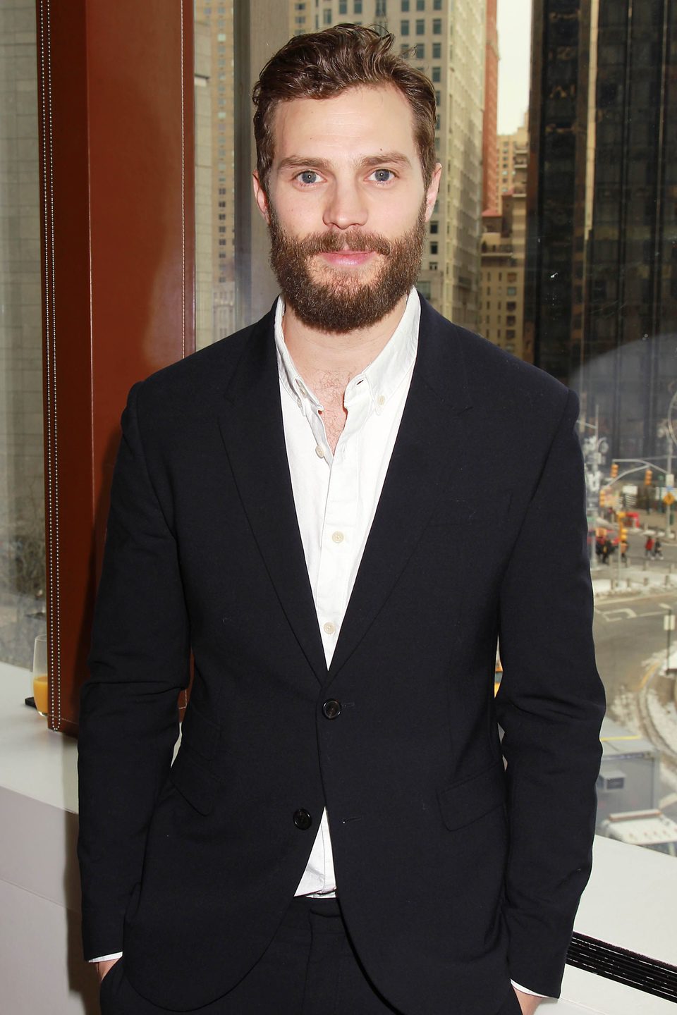 Jamie Dornan at the 'Fifty Shades of Grey' New York fan event