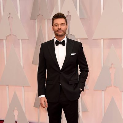 Ryan Seacrest at the Oscar 2015 red carpet