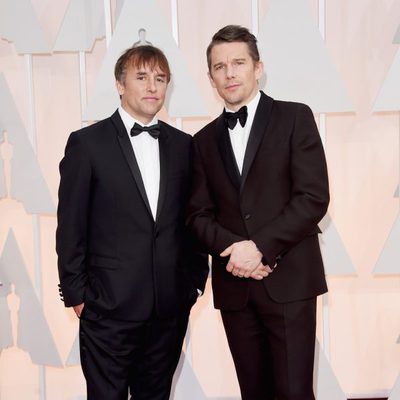 Richard Linklater and Ethan Hawke at the Oscar 2015