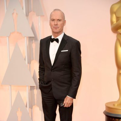 Michael Keaton at the Oscars Awards 2015 red carpet