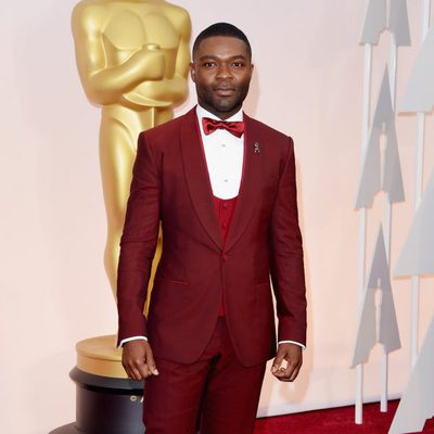 David Oyelowo at the Oscars Awards 2015 red carpet