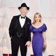 J.K. Simmons next to her wife Michelle Schumacher at the Oscars Awards 2015 red carpet