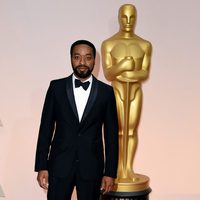 Chiwetel Ejiofor poses at the red carpet of the Oscar 2015