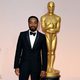 Chiwetel Ejiofor poses at the red carpet of the Oscar 2015