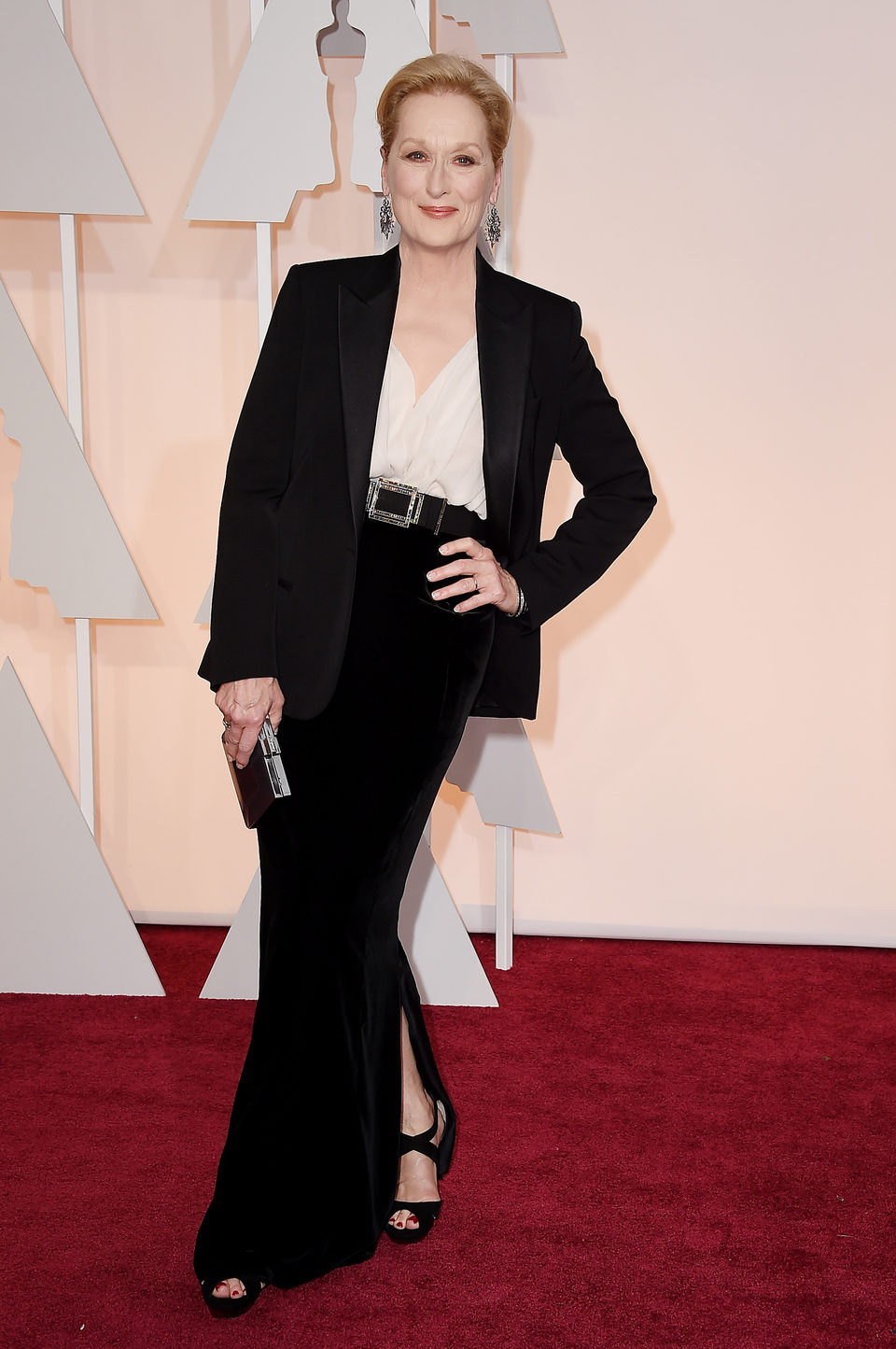 Meryl Streep at the Oscar 2015 red carpet