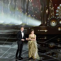 Anna Kendrick and Neil Patrick Harris at the opening number of the Oscars 2015