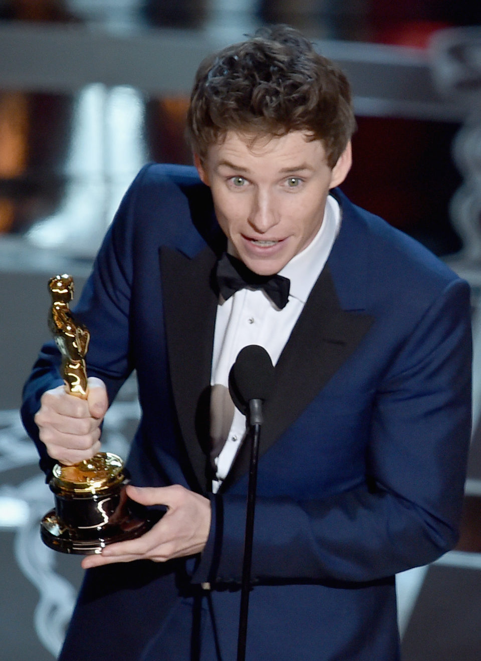 Eddie Redmayne wins Best Actor award at the Oscars 2015