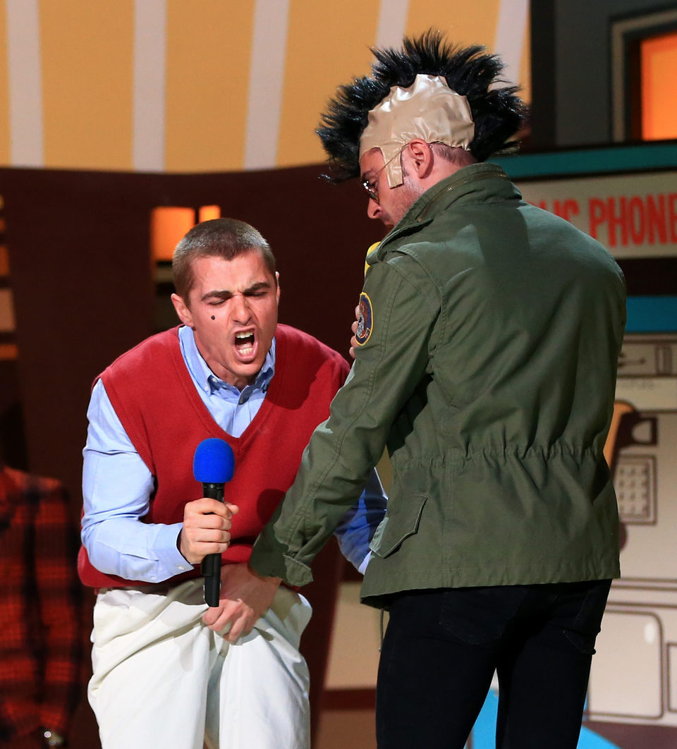 Dave Franco and Zac Efron during MTV Movie Awards 2015