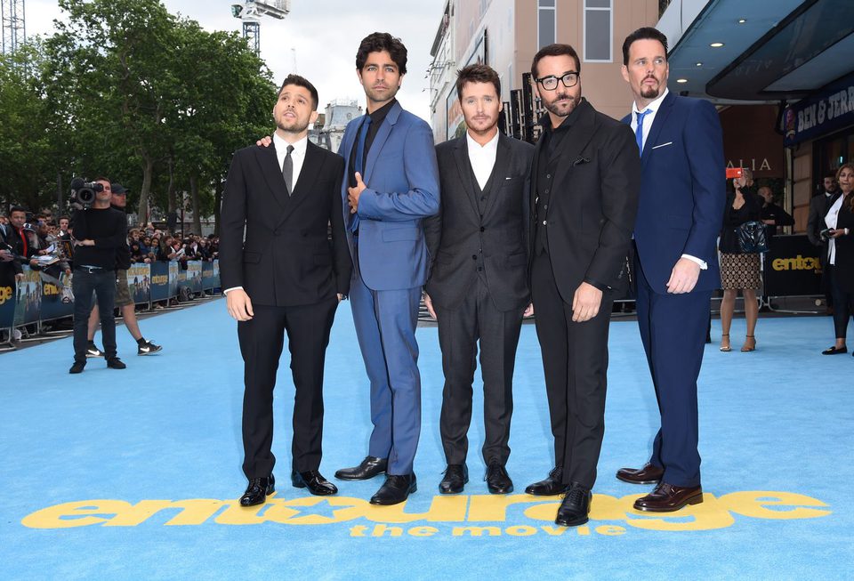 'Entourage' cast during European Premiere in London