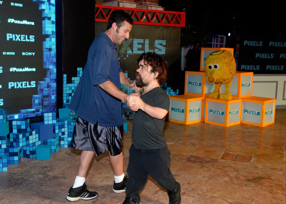 Adam Sandler and Peter Dinklage dance in Cancun