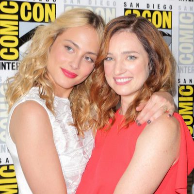 Kristen Connolly and Nora Arnezeder at the Comic-Con 2015