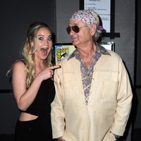 Jennifer Lawrence freaks out when she meets Bill Murray at the Comic-Con