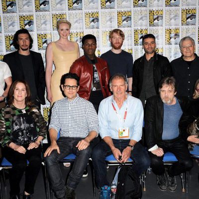 The 'Star Wars: The Force Awakens' team at the Comic-Con 2015