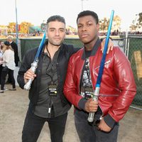 Oscar Isaac and John Boyega at the Comic-Con 2015