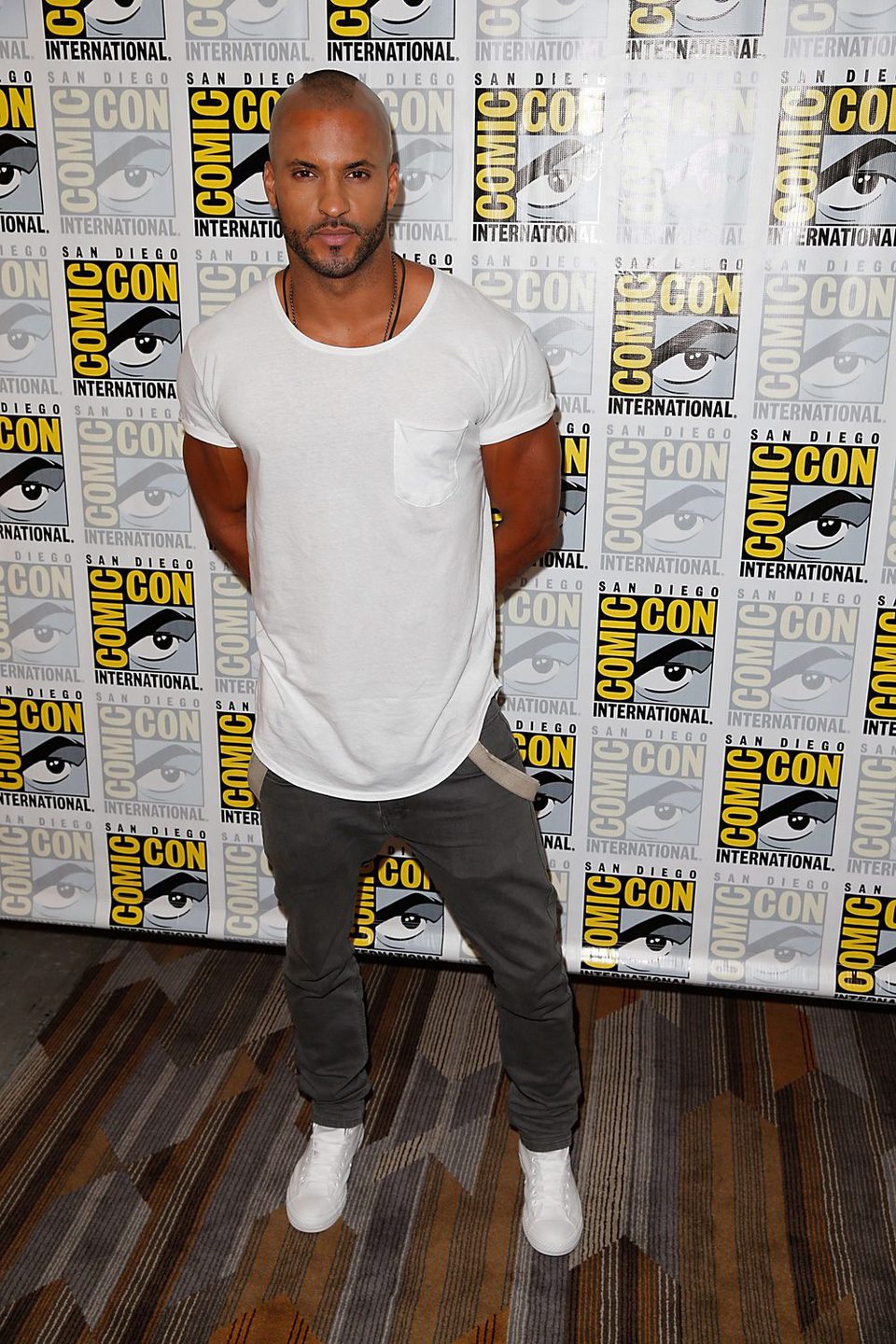 Ricky Whittle at the Comic-Con 2015