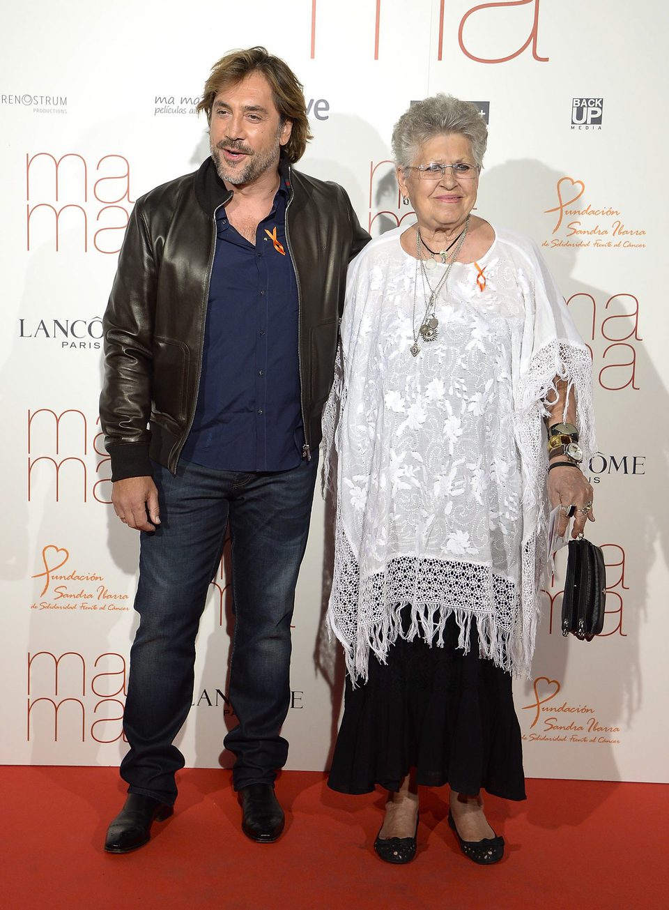 Javier Bardem and Pilar Bardem at the 'Ma ma' premiere in Madrid