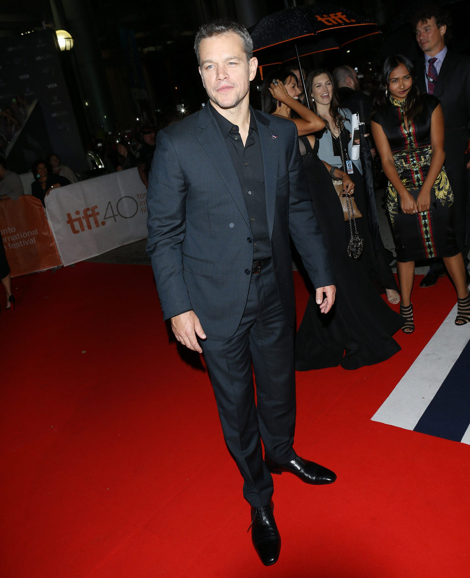 Matt Damon at the Toronto International FIlm Festival 2015