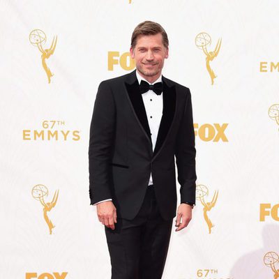 Nikolaj Coster-Waldau at the red carpet of the Emmys 2015