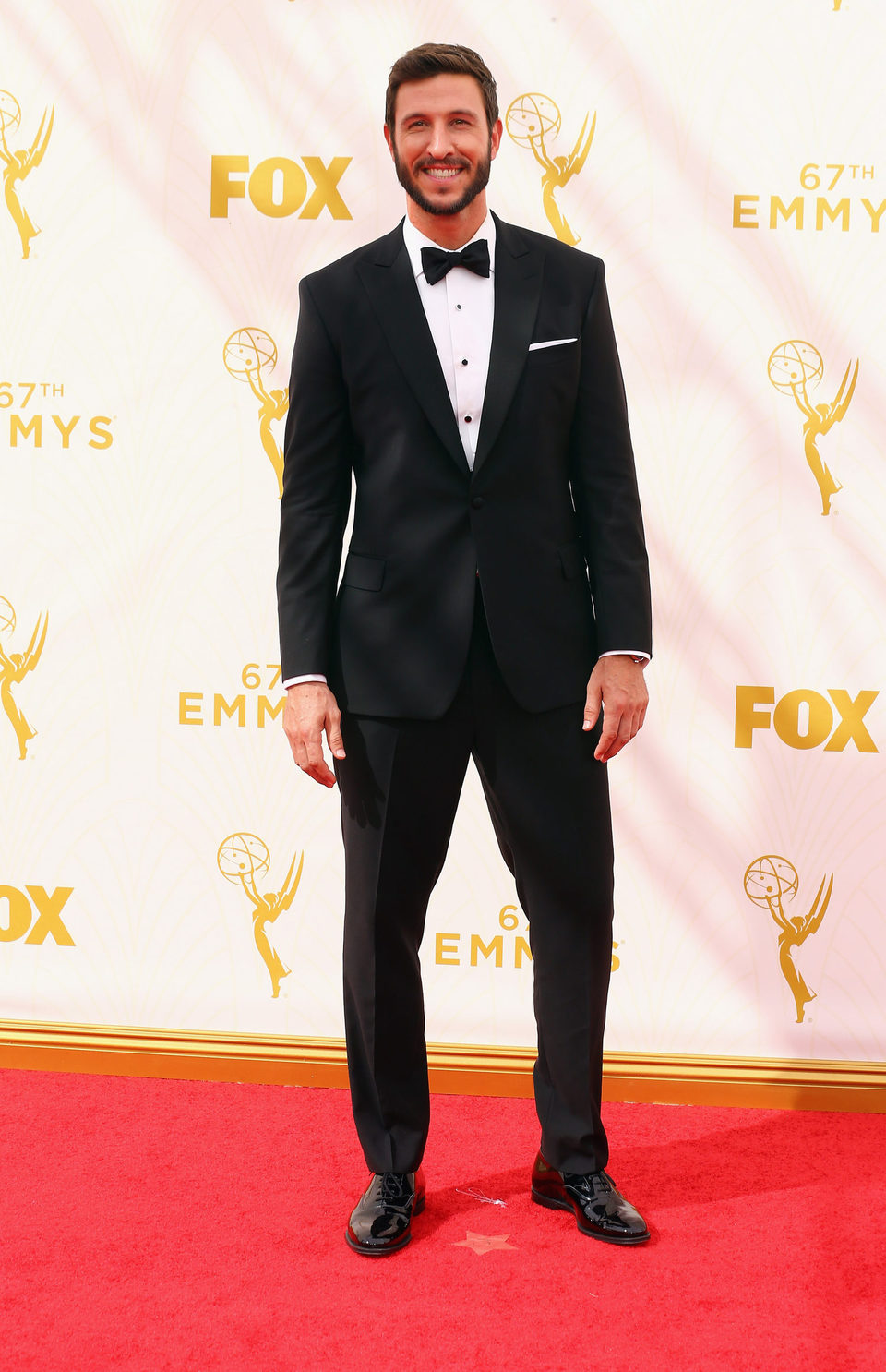 Pablo Schreiber at the red carpet at the Emmys 2015