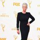 Jaime Lee Curtis at the red carpet at the Emmys 2015