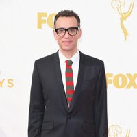 Fred Armisen at the red carpet of the 2015 Emmys