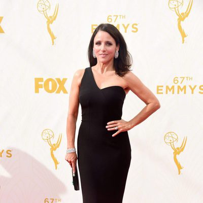 Julia Louis-Dreyfus at the 2015 Emmys red carpet