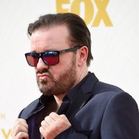 Ricky Gervais at the 2015 Emmy Awards red carpet