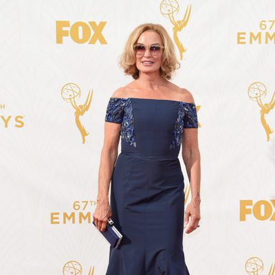 Jessica Lange at the 2015 Emmy awards red carpet