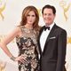 Kyle MacLachlan, Desiree Gruber at the 2015 Emmy Awards red carpet