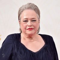 Kathy Bates at the 2015 Emmy Awards red carpet