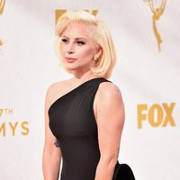 Lady Gaga at the 2015 Emmy Awards red carpet