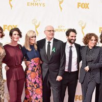 'Transparent' cast and writer at the 2015 Emmy awards red carpet