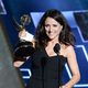 Julia Louis Dreyfus receiving the 2015 Emmy Award