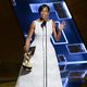 Regina King receiving the 2015 Emmy Award