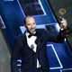 Tony Hale receiving the 2015 Emmy Award