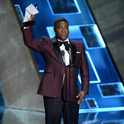 Tracy Morgan at the 2015 Emmy Awards ceremony