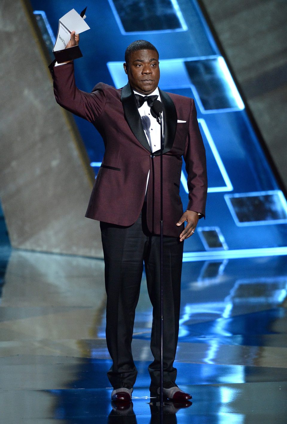 Tracy Morgan at the 2015 Emmy Awards ceremony