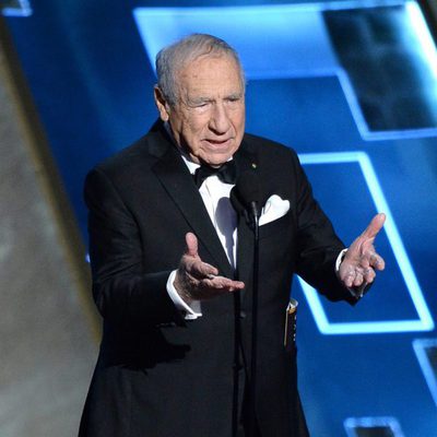 Mel Brooks presenting the outstanding comedy series award at the 2015 Emmys