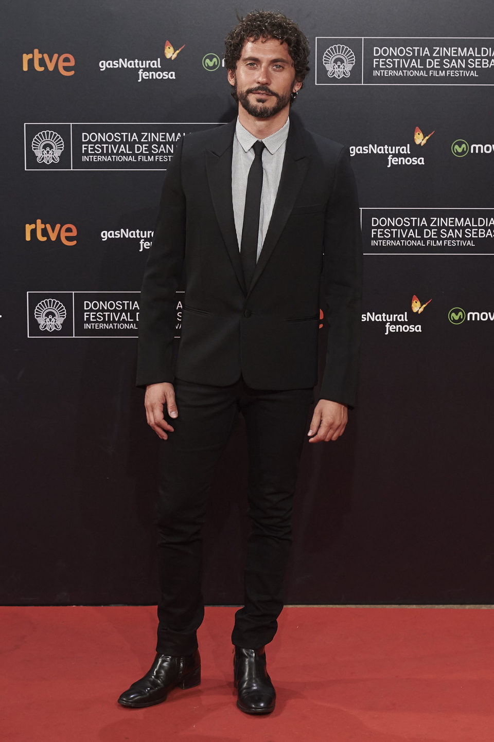 Paco Leon attends the red carpet for the 63rd San Sebastian Film Festival Closing Ceremony