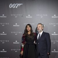 Sam Mendes and Monica Belluci in 'Spectre' premiere in Madrid