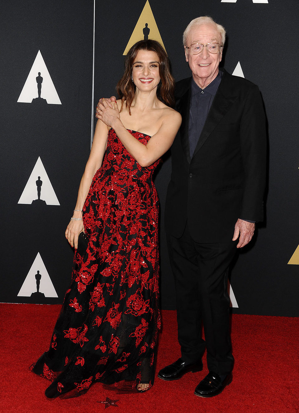 Rachel Weisz and Michael Caine in Governor's Awards 2015