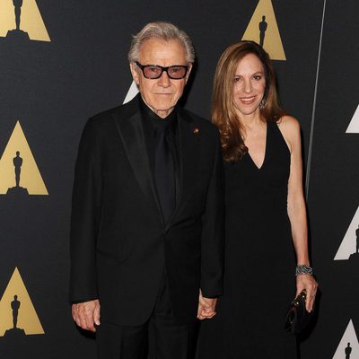 Harvey Keitel and his wife in Governor's Awards 2015